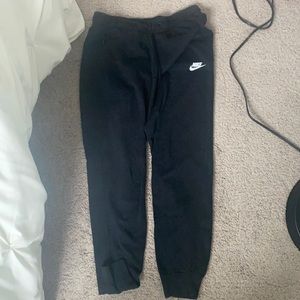 Black Nike joggers